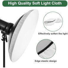 Beauty Dish Diffuser Sock Soft White Lamp Shade Diffuser (55cm)