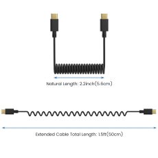 USB-C to USB-C Coiled Microphone Cable USB-C to USB-C Coiled Microphone Cable