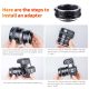 K&F Concept Lens Mount Adapter (Only Manual) for Canon EOS Lens to EOS R Camera Body 