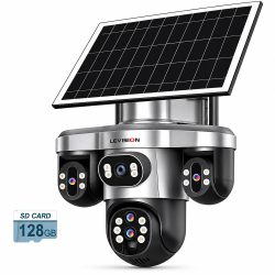 LS Vision LS-CS7-4G-10X Optical Zoom 20MP PTZ Solar Camera Outdoor With 128GB Memory Card