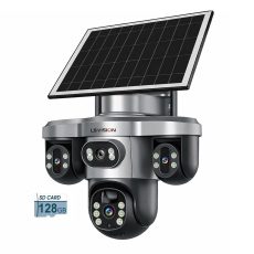 LS Vision LS-CS7-4G 15MP Three PTZ Lens Solar Camera Outdoor With 128GB Memory Card