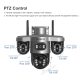 LS Vision LS-CS7-4G 15MP Three PTZ Lens Solar Camera Outdoor With 128GB Memory Card