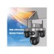 LS Vision LS-CS7-4G 15MP Three PTZ Lens Solar Camera Outdoor With 128GB Memory Card