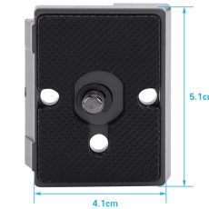 Quick Release Plate Metal Alloy 1/4 Screw Hole Camera Fit Plate for 200PL Manfrotto Quick Release Plate Metal Alloy 1/4 Screw Hole Camera Fit Plate for 200PL Manfrotto