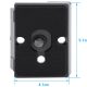 Quick Release Plate Metal Alloy 1/4 Screw Hole Camera Fit Plate for 200PL Manfrotto Quick Release Plate Metal Alloy 1/4 Screw Hole Camera Fit Plate for 200PL Manfrotto
