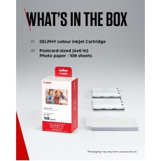Canon Rp108 Postcard Sized Photo Paper 100×148mm Canon Rp108 Postcard Sized Photo Paper 100×148mm