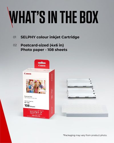 Canon Rp108 Postcard Sized Photo Paper 100×148mm Canon Rp108 Postcard Sized Photo Paper 100×148mm