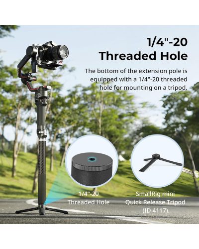 SmallRig Extension Pole for DJI Stabilizer 4378 SmallRig Extension Pole for DJI Stabilizer 4378
