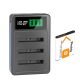 NP-BN1 1400mAh Li-ion Battery with 3 Slot USB LCD Charger NP-BN1 1400mAh Li-ion Battery with 3 Slot USB LCD Charger