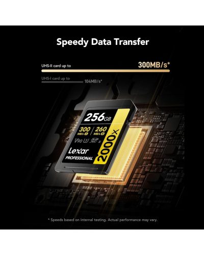 Lexar 256GB SDXC Gold UHS-II R300/W260MB/s V90