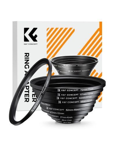 K&F Concept 11 in 1 Step Up Ring Set K&F Concept 11 in 1 Step Up Ring Set