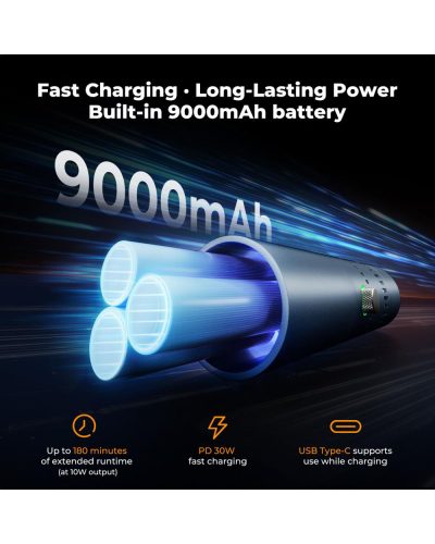 K&F Concept SP25C 25W Gobo Photography Light 20 Gobos 9000mAh Portable Video Light