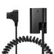 K&F Concept Dummy Battery for Canon LP-E6P D-Tap Camera Power Adapter