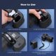 K&F Concept Dummy Battery for Canon LP-E6P D-Tap Camera Power Adapter