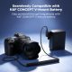 K&F Concept Dummy Battery for Canon LP-E6P D-Tap Camera Power Adapter