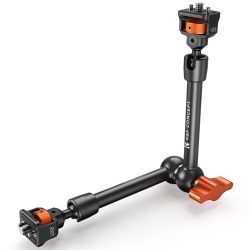 K&amp;F Concept 11-Inch Magic Arm with 1/4-Inch Screw &amp; 360° Ball Heads for Monitor LED Light &amp; Camera Rig
