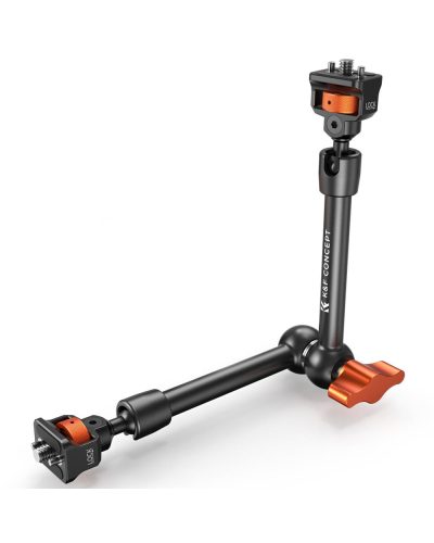 K&F Concept 11-Inch Magic Arm with 1/4-Inch Screw & 360° Ball Heads for Monitor LED Light & Camera Rig