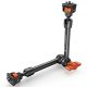 K&F Concept 11-Inch Magic Arm with 1/4-Inch Screw & 360° Ball Heads for Monitor LED Light & Camera Rig