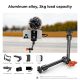 K&F Concept 9.8-Inch Magic Arm with 1/4-Inch Screw & 360° Ball Heads for Camera Monitor & Lighting Setup
