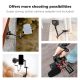 K&F Concept 9.8-Inch Magic Arm with 1/4-Inch Screw & 360° Ball Heads for Camera Monitor & Lighting Setup