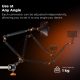K&F Concept 22-Inch Magic Arm Clamp Kit Overhead Desk Camera Mount Friction Boom Arm for Phone & Camera