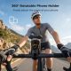 K&F Concept Motorcycle Phone Mount with 360° Adjustable Handlebar Clamp for 4.7-Inch–6.9-Inch Phones