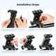 K&F Concept Motorcycle Phone Mount with 360° Adjustable Handlebar Clamp for 4.7-Inch–6.9-Inch Phones