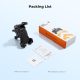 K&F Concept Motorcycle Phone Mount with 360° Adjustable Handlebar Clamp for 4.7-Inch–6.9-Inch Phones
