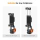 K&F Concept Metal Phone Tripod Mount with Dual Cold Shoe Adjustable Smartphone Holder