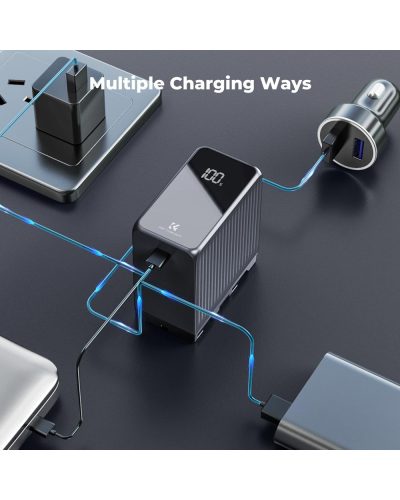 K&F Concept 10500mAh Replacement USB-C Battery for NP-F970 PD 45W Fast Charging