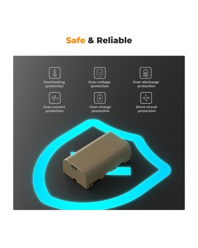 K&F Concept 3500mAh NP-F550 Battery for Sony NP-F550 with USB-C Fast Charging K&F Concept 3500mAh NP-F550 Battery for Sony NP-F550 with USB-C Fast Charging