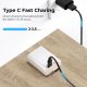 K&F Concept NP-FW50 Battery 1100mAh Type-C Fast Charging Compatible with Sony (2 Pack)