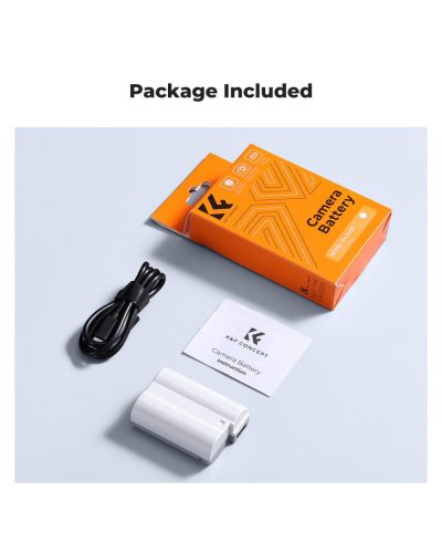 K&F Concept 2600mAh EN-EL15C Battery USB-C Fast Charging Z6iii Battery for Nikon Camera
