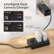 K&F Concept 2 Pack LP-E8 Battery and Dual Slot Battery Charger for Canon EOS Cameras