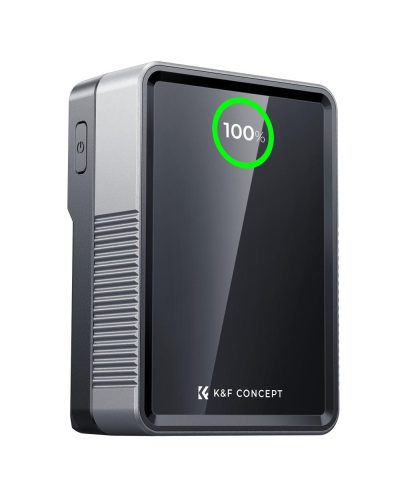 K&F Concept V Mount Battery 50Wh 3400mAh Mini V-Mount Battery with 65W Output