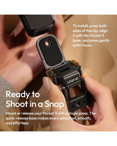 Ulanzi Quick Release Magnetic Mount Stand for DJI Osmo Pocket 3/4/4P