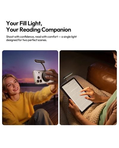 Ulanzi M10 Flexible Magnetic Bi-Color LED Phone Light