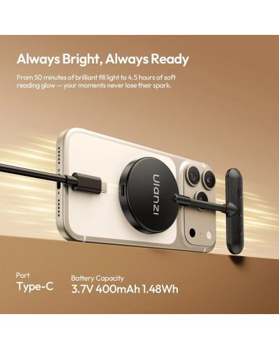 Ulanzi M10 Flexible Magnetic Bi-Color LED Phone Light