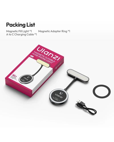 Ulanzi M10 Flexible Magnetic Bi-Color LED Phone Light