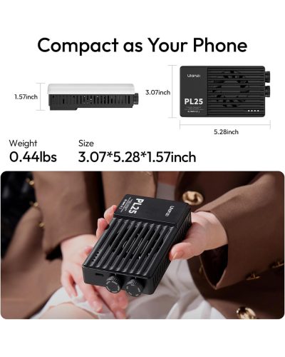 Ulanzi PL25 25W Bi-Color Mini Camera LED Video Light