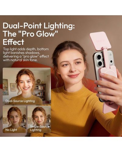 Ulanzi GL01 GlowUp Fill Light for Smartphone (Noir Black)