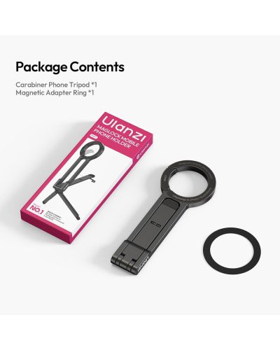 Ulanzi MA57 MagSafe Carabiner Phone Tripod