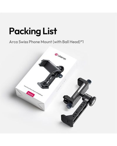 Ulanzi MA53 Universal Phone Tripod Mount Clamp