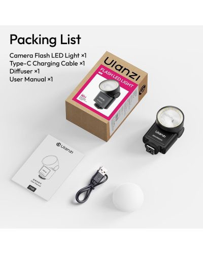 Ulanzi F16R Camera Flash LED Light