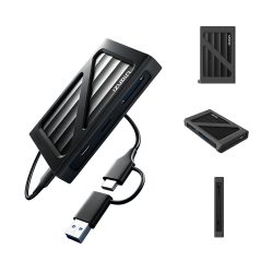 Ulanzi DC04 4-in-1 Card Reader SD/microSD/CFexpress A and B USB-C Black