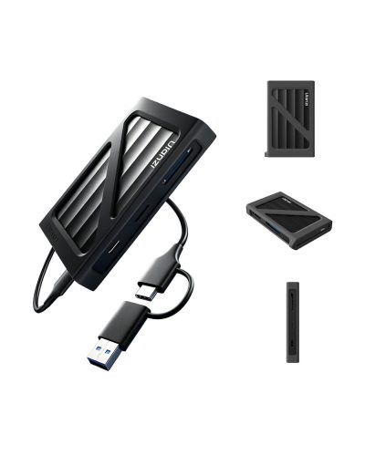 Ulanzi DC04 4-in-1 Card Reader SD/microSD/CFexpress A and B USB-C Black