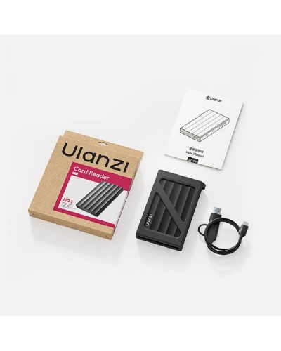 Ulanzi DC04 4-in-1 Card Reader SD/microSD/CFexpress A and B USB-C Black