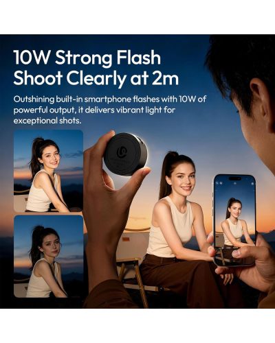 Ulanzi MFL01 Mini Portable Phone Flash (Black) Ulanzi MFL01 Mini Portable Phone Flash (Black)
