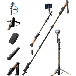 TELESIN TrekShot 3in1 Carbon Fiber Selfie Stick