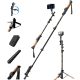 TELESIN TrekShot 3in1 Carbon Fiber Selfie Stick
